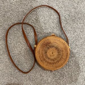 Straw bag